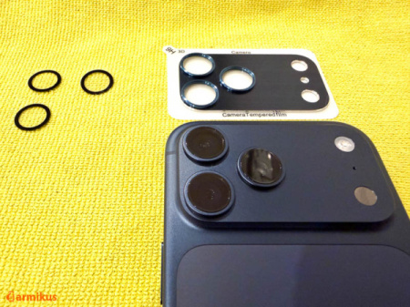 iPhone 17 Pro/max kameras un lecu aizsargplāksne